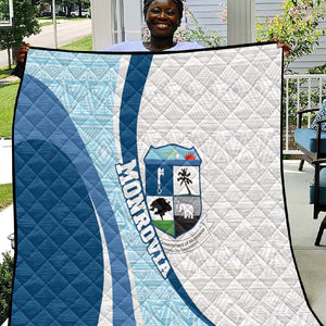 Afro Liberia Monrovia Capital Quilt African Pattern Curves Style