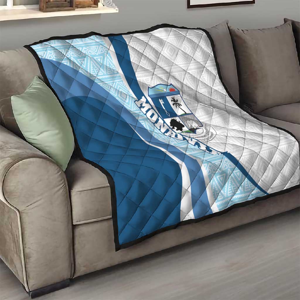 Afro Liberia Monrovia Capital Quilt African Pattern Curves Style