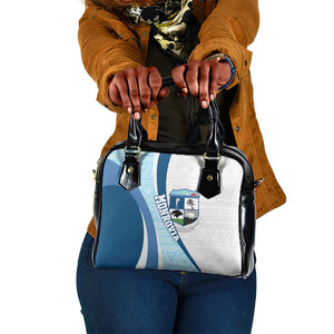 Afro Liberia Monrovia Capital Shoulder Handbag African Pattern Curves Style
