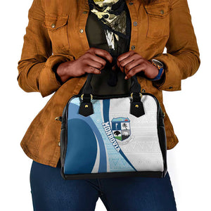 Afro Liberia Monrovia Capital Shoulder Handbag African Pattern Curves Style