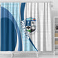 Afro Liberia Monrovia Capital Shower Curtain African Pattern Curves Style