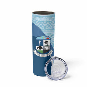 Afro Liberia Monrovia Capital Skinny Tumbler African Pattern Curves Style