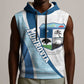 Afro Liberia Monrovia Capital Sleeveless Hoodie African Pattern Curves Style - African Pride