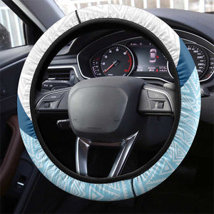Afro Liberia Monrovia Capital Steering Wheel Cover African Pattern Curves Style