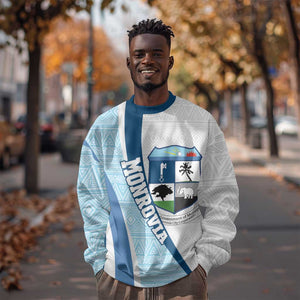 Afro Liberia Monrovia Capital Sweatshirt African Pattern Curves Style