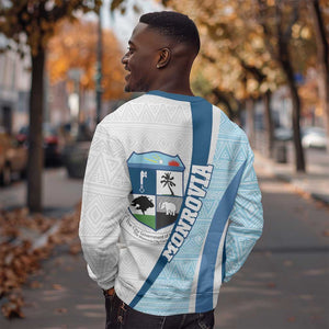 Afro Liberia Monrovia Capital Sweatshirt African Pattern Curves Style