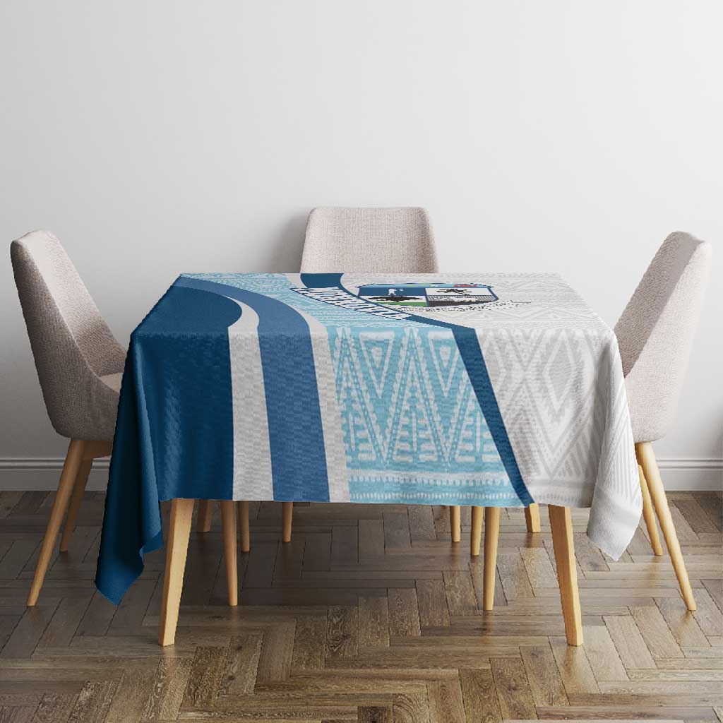 Afro Liberia Monrovia Capital Tablecloth African Pattern Curves Style