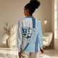 Afro Liberia Monrovia Capital Women Casual Shirt African Pattern Curves Style