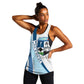 Afro Liberia Monrovia Capital Women Racerback Tank African Pattern Curves Style