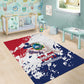 Afro Liberia 1847 Independence Day Area Rug Coat Of Arms Grunge Style