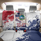 Afro Liberia 1847 Independence Day Back Car Seat Cover Coat Of Arms Grunge Style