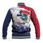 Afro Liberia 1847 Independence Day Baseball Jacket Coat Of Arms Grunge Style