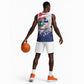 Afro Liberia 1847 Independence Day Basketball Jersey Coat Of Arms Grunge Style - African Pride