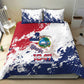 Afro Liberia 1847 Independence Day Bedding Set Coat Of Arms Grunge Style