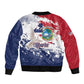 Afro Liberia 1847 Independence Day Bomber Jacket Coat Of Arms Grunge Style