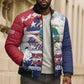 Liberia 1847 Independence Day Bomber Puffer Jacket Coat Of Arms Grunge Style