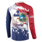 Liberia 1847 Independence Day Button Sweatshirt Coat Of Arms Grunge Style