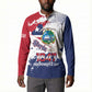 Liberia 1847 Independence Day Button Sweatshirt Coat Of Arms Grunge Style