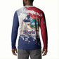 Liberia 1847 Independence Day Button Sweatshirt Coat Of Arms Grunge Style