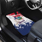 Afro Liberia 1847 Independence Day Car Mats Coat Of Arms Grunge Style