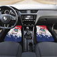 Afro Liberia 1847 Independence Day Car Mats Coat Of Arms Grunge Style
