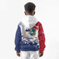 Afro Liberia 1847 Independence Day Kid Hoodie Coat Of Arms Grunge Style