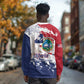 Afro Liberia 1847 Independence Day Long Sleeve Shirt Coat Of Arms Grunge Style