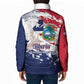 Liberia 1847 Independence Day Padded Jacket Coat Of Arms Grunge Style