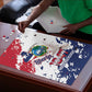 Liberia 1847 Independence Day Puzzle Coat Of Arms Grunge Style
