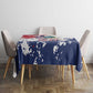 Afro Liberia 1847 Independence Day Tablecloth Coat Of Arms Grunge Style
