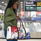 Liberia 1847 Independence Day Travel Bag Coat Of Arms Grunge Style