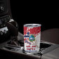 Afro Liberia 1847 Independence Day Tumbler Cup Coat Of Arms Grunge Style