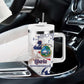 Afro Liberia 1847 Independence Day Tumbler With Handle Coat Of Arms Grunge Style