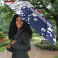 Liberia 1847 Independence Day Umbrella Coat Of Arms Grunge Style