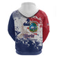 Afro Liberia 1847 Independence Day Zip Hoodie Coat Of Arms Grunge Style