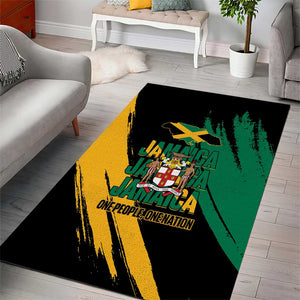Jumieka Independence Day Area Rug Jamaica One People, One Nation