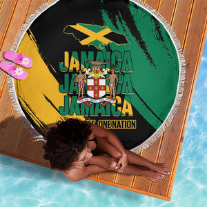 Jumieka Independence Day Beach Blanket Jamaica One People, One Nation