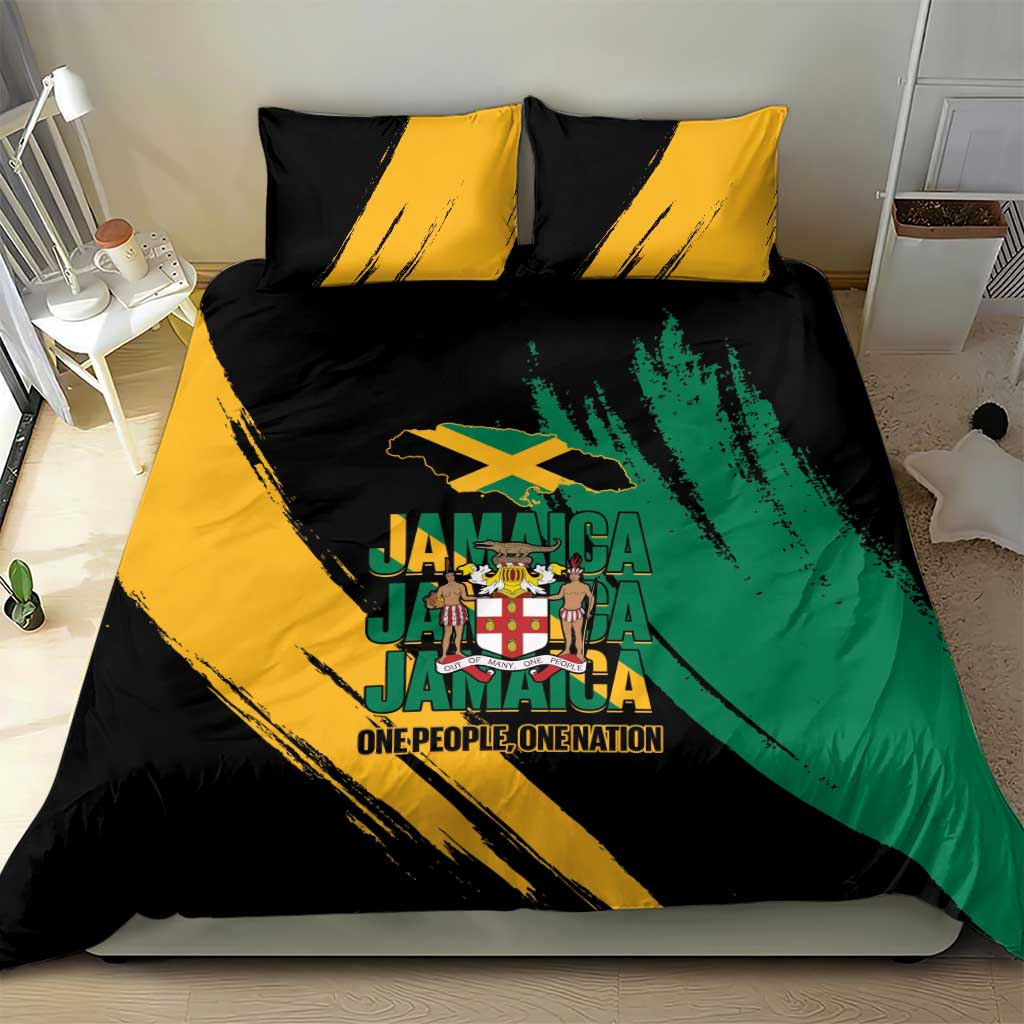 Jumieka Independence Day Bedding Set Jamaica One People, One Nation