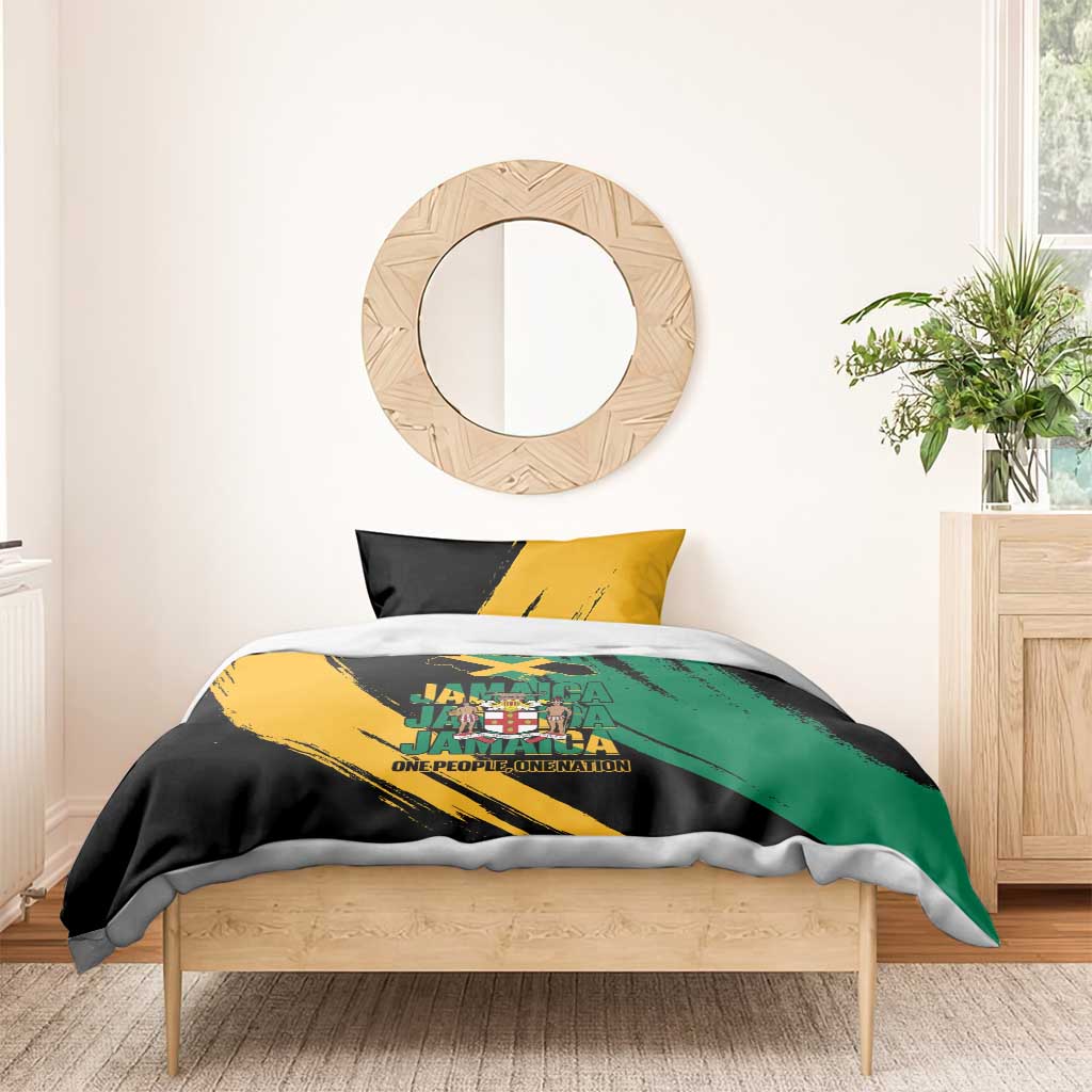 Jumieka Independence Day Bedding Set Jamaica One People, One Nation