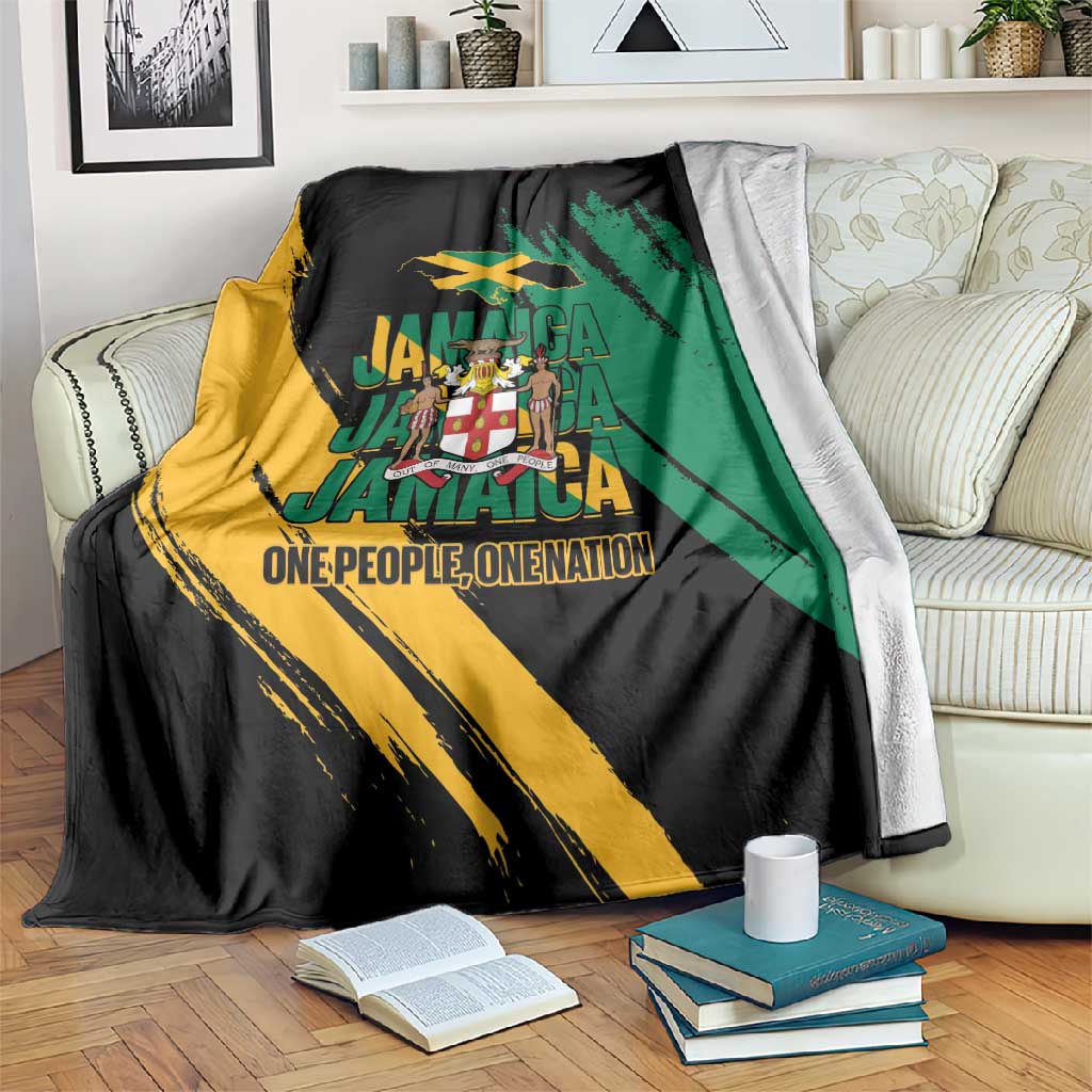 Jumieka Independence Day Blanket Jamaica One People, One Nation