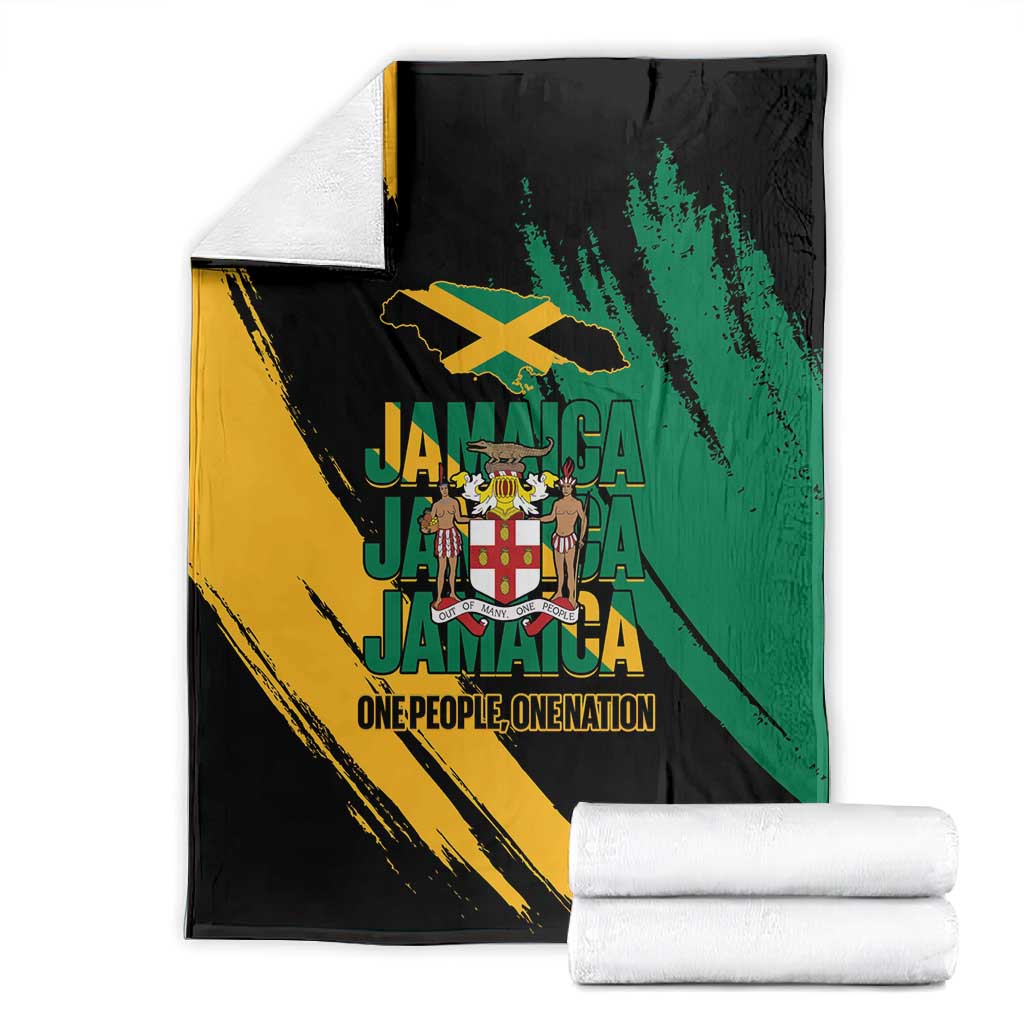 Jumieka Independence Day Blanket Jamaica One People, One Nation