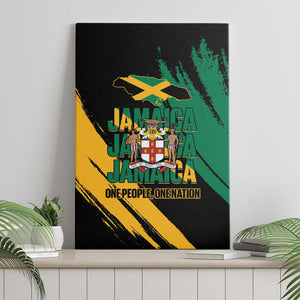 Jumieka Independence Day Canvas Wall Art Jamaica One People, One Nation