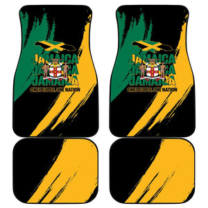 Jumieka Independence Day Car Mats Jamaica One People, One Nation