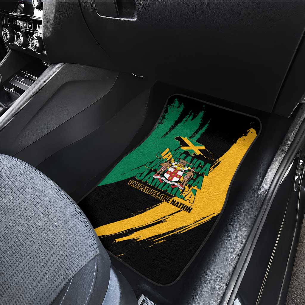 Jumieka Independence Day Car Mats Jamaica One People, One Nation