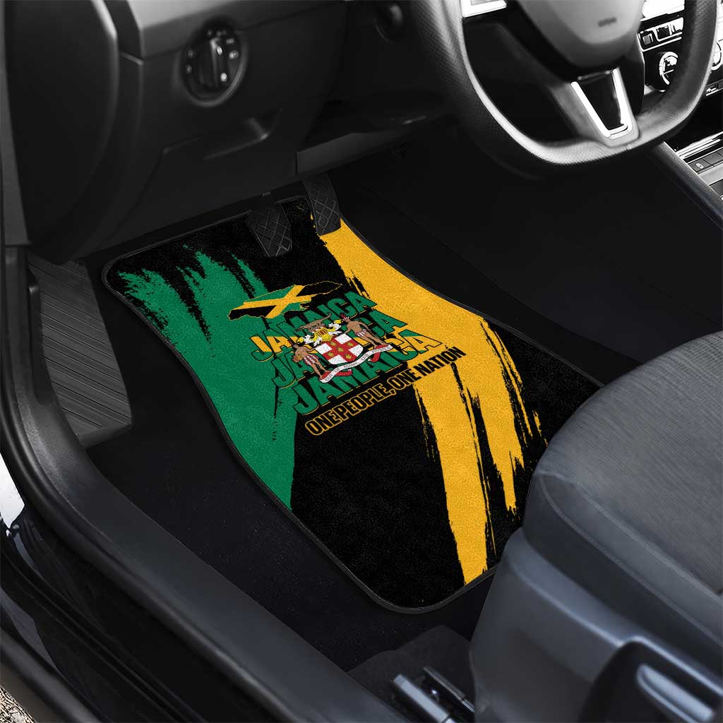 Jumieka Independence Day Car Mats Jamaica One People, One Nation