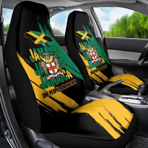 Jumieka Independence Day Car Seat Cover Jamaica One People, One Nation