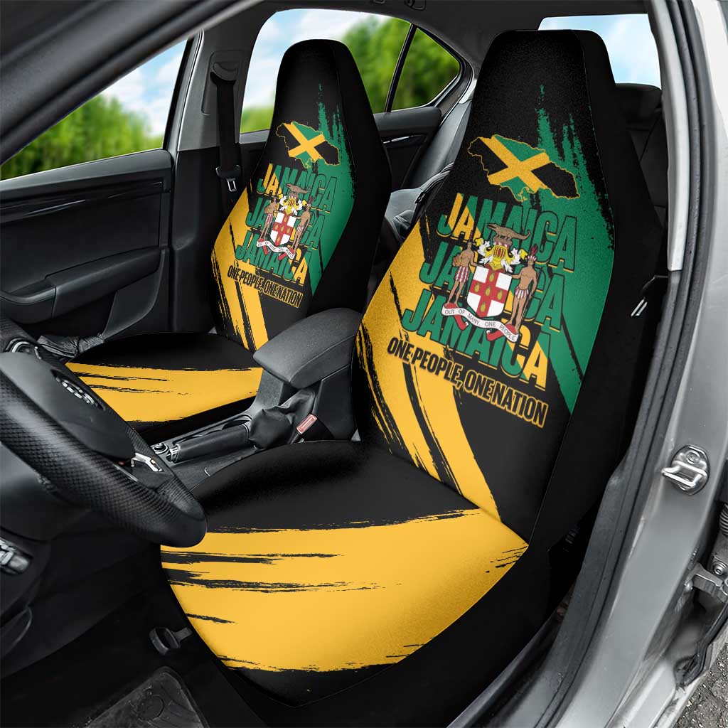 Jumieka Independence Day Car Seat Cover Jamaica One People, One Nation