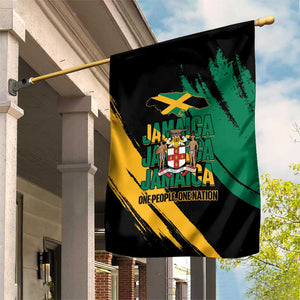Jumieka Independence Day Garden Flag Jamaica One People, One Nation