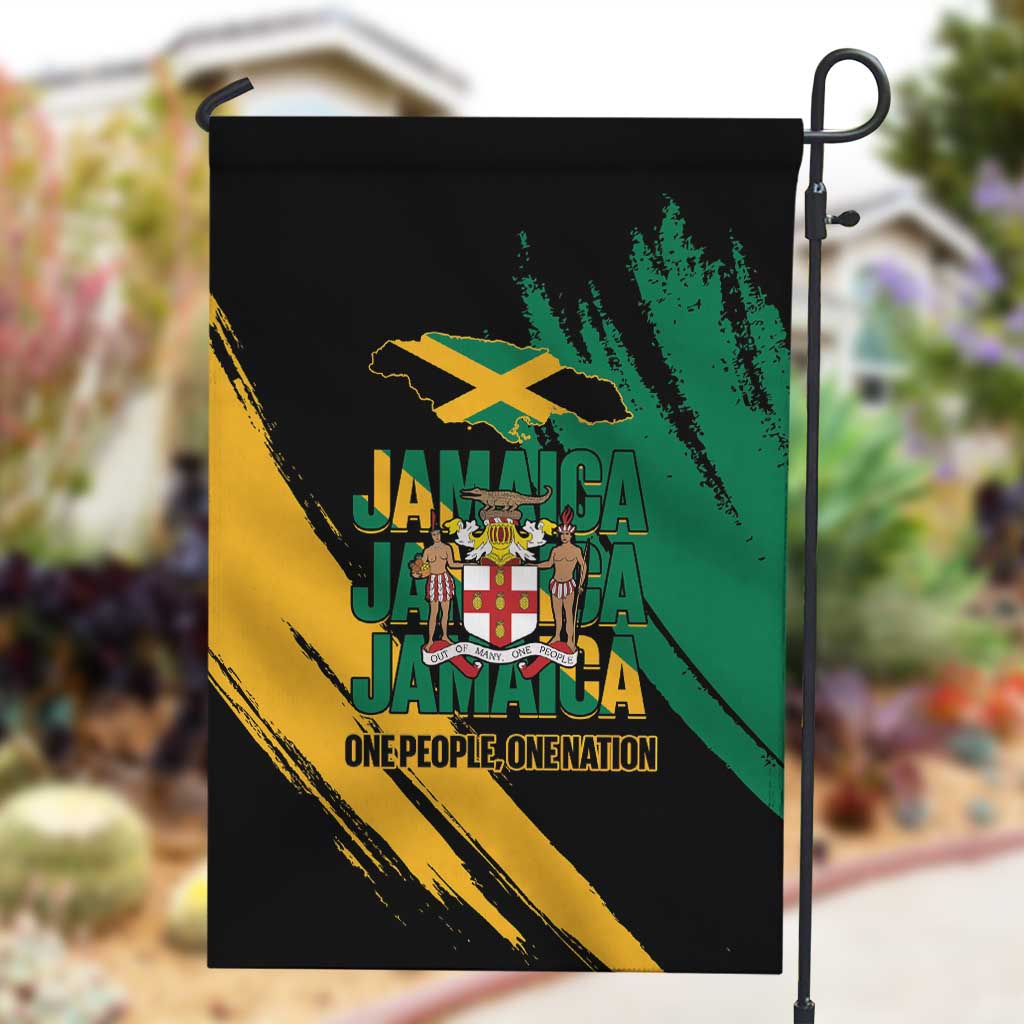 Jumieka Independence Day Garden Flag Jamaica One People, One Nation