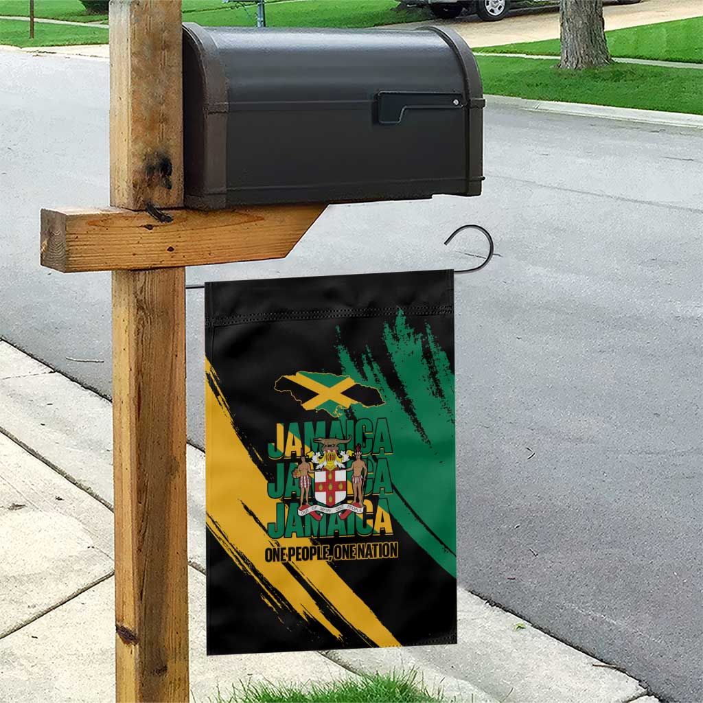 Jumieka Independence Day Garden Flag Jamaica One People, One Nation